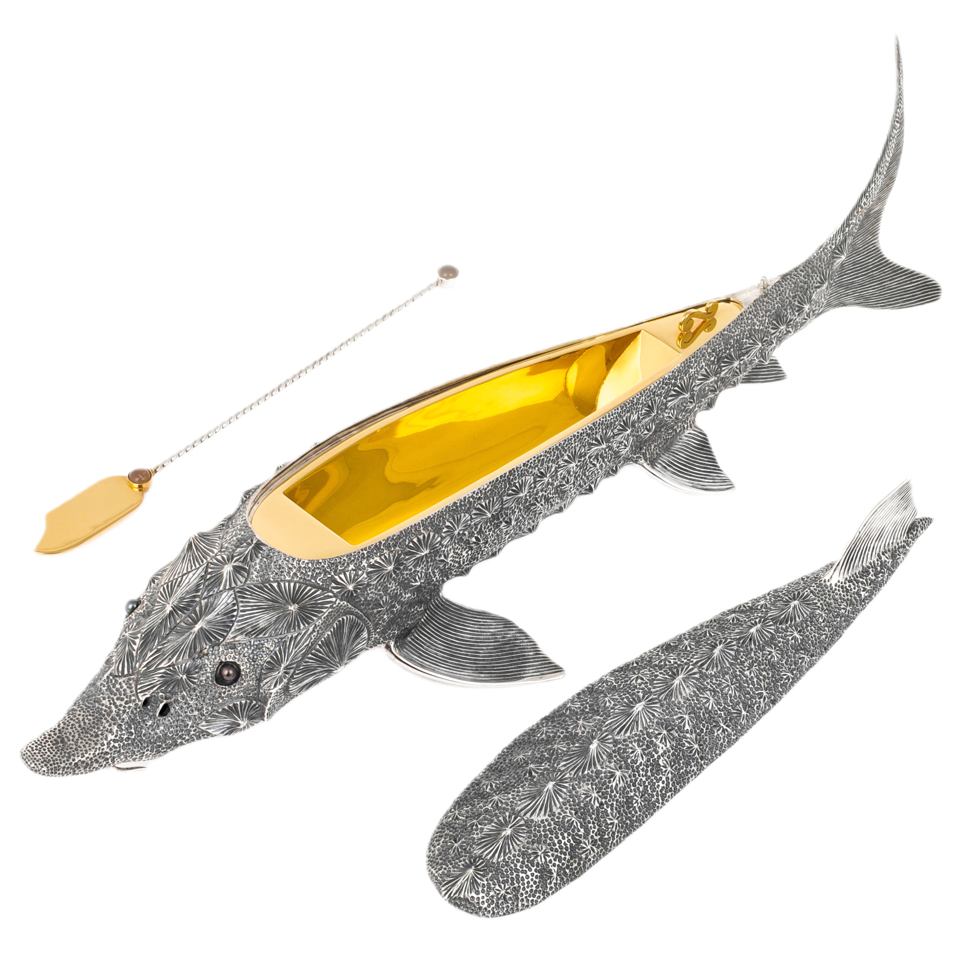 Caviar bowl "Sturgeon"