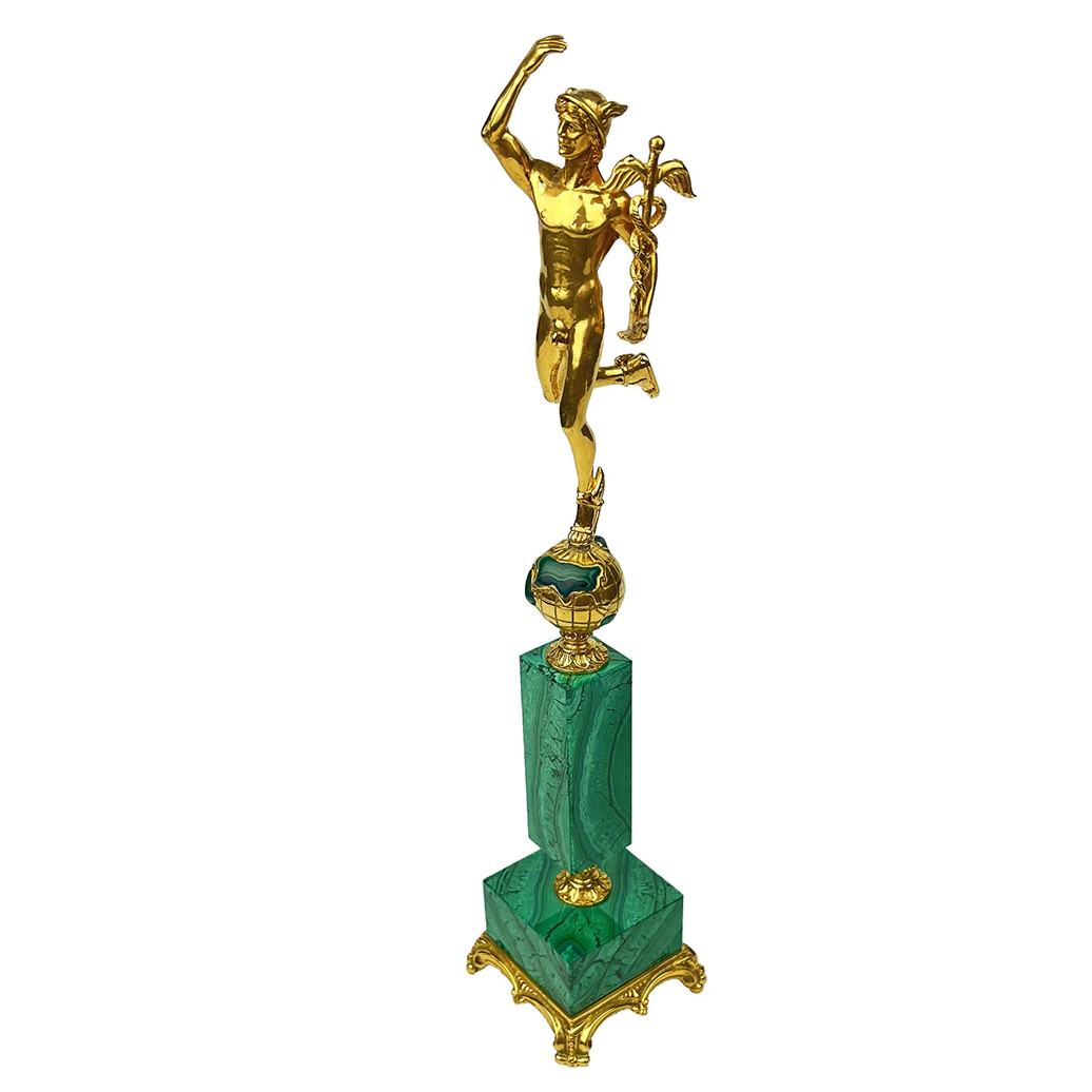 Bronze statue of Mercury