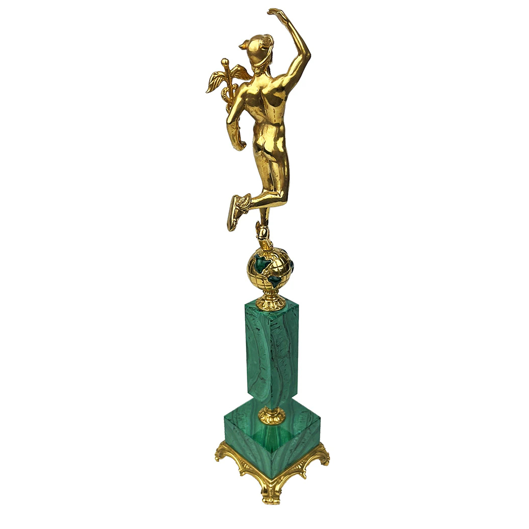 Bronze statue of Mercury
