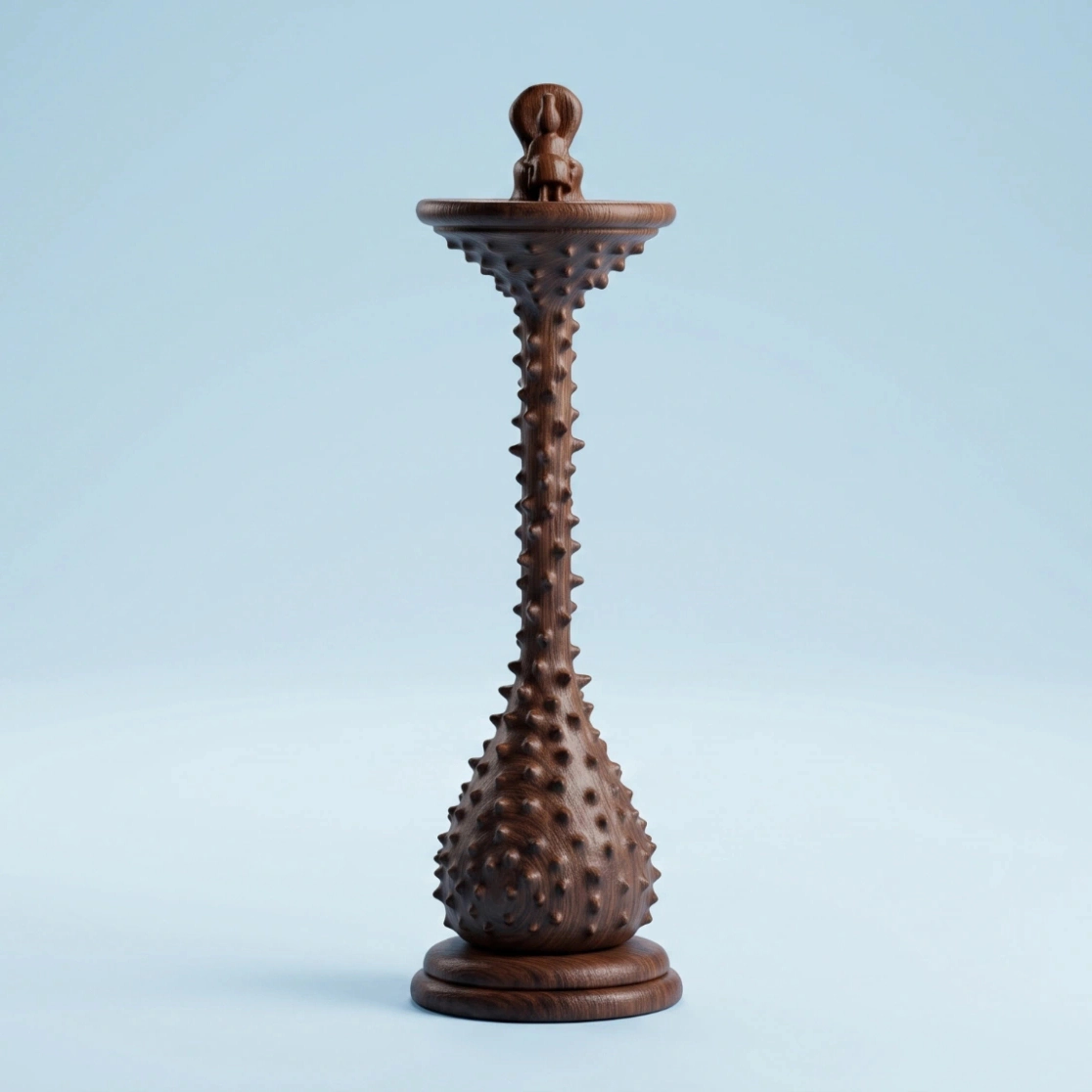 Скульптура "Деревянная королева - Wooden Queen" художника Тараса Желтышева