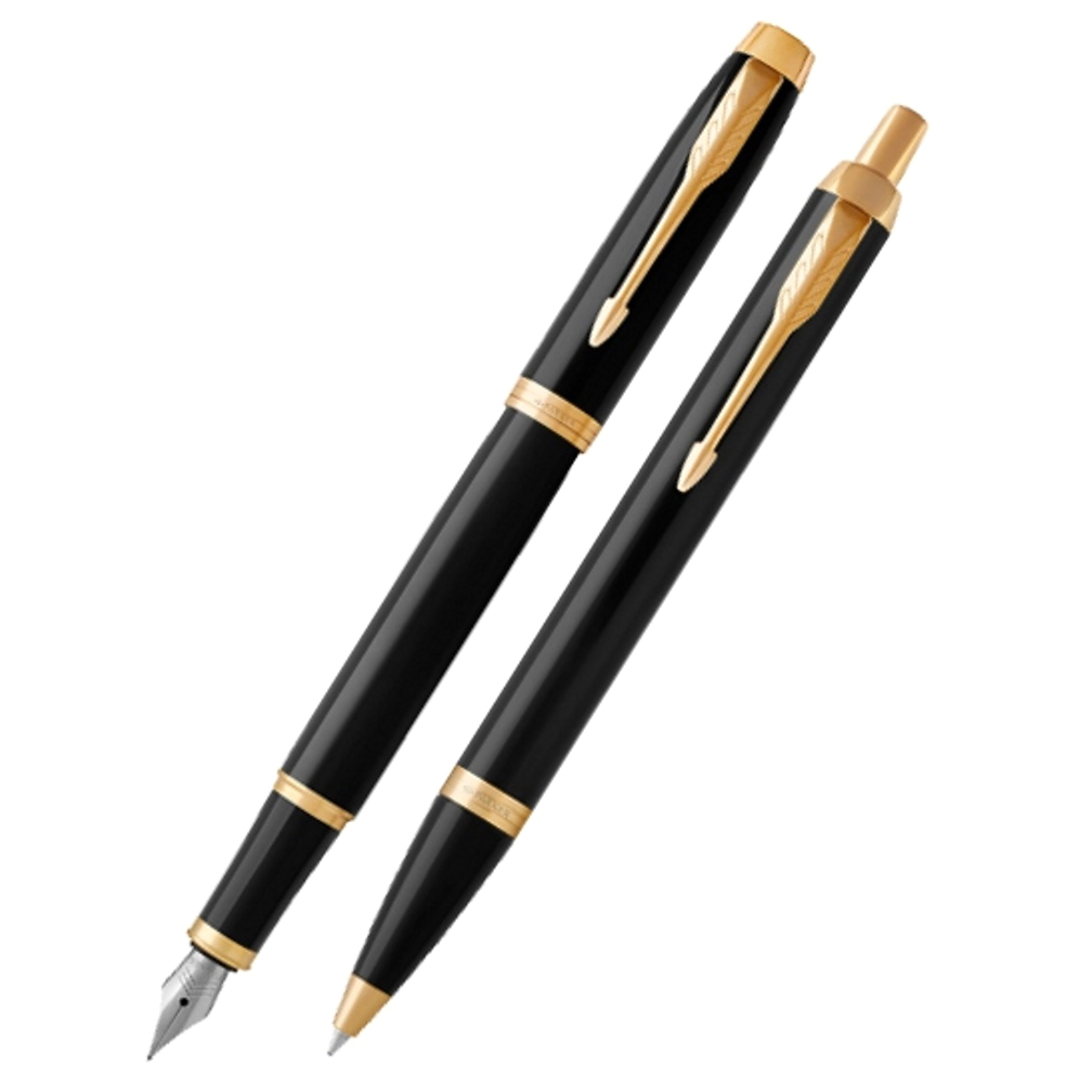 Набор перьевой и шариковой ручки Parker IM Core Black GT