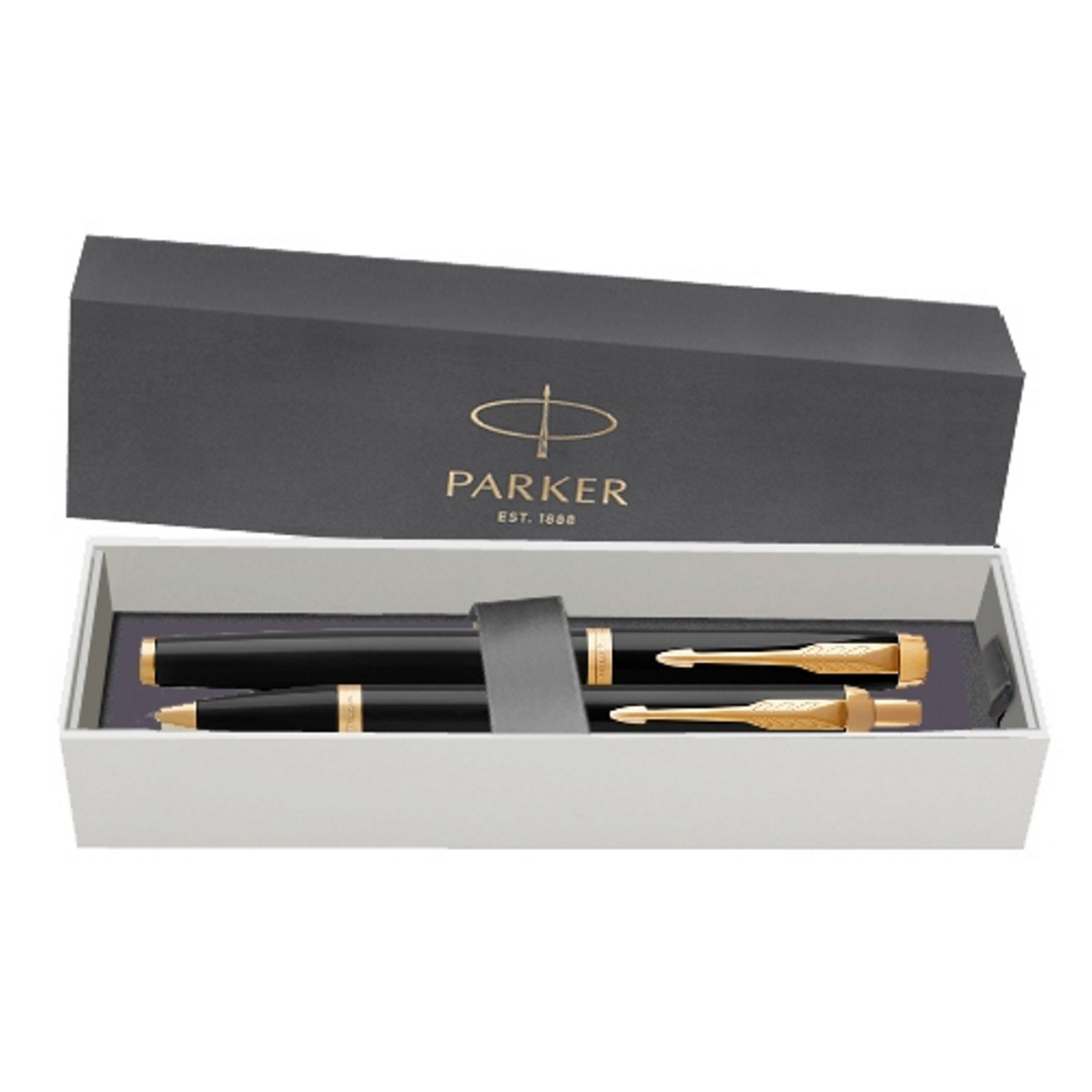 Набор перьевой и шариковой ручки Parker IM Core Black GT