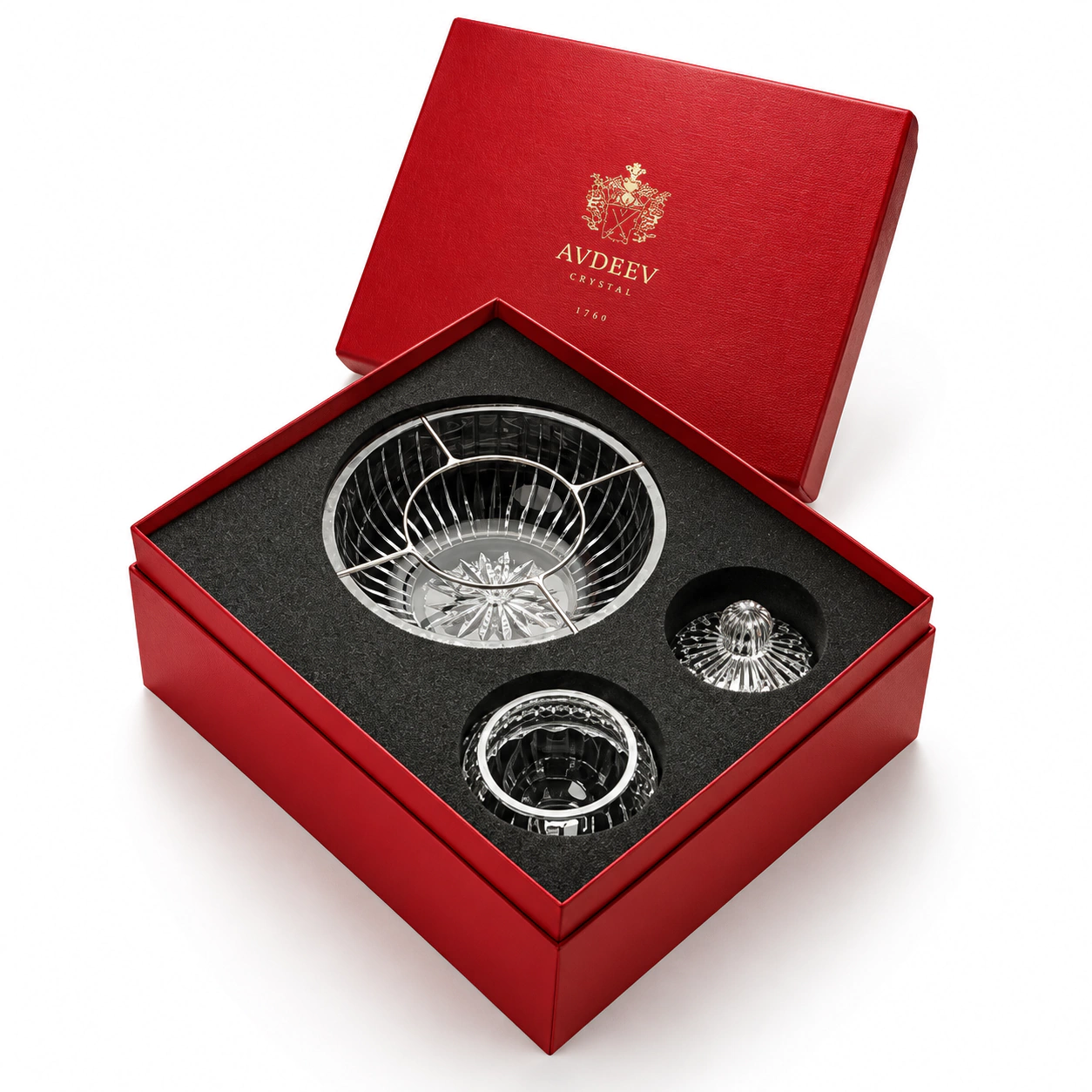 Икорница из хрусталя "Триумф"