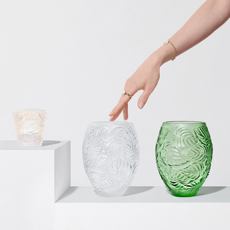 Хрустальная ваза "Feuilles" 15 см