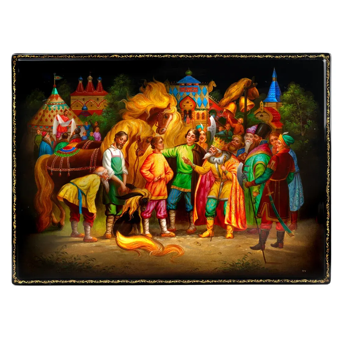 Ларец "Конек Горбунок" Бобровник, Федоскино
