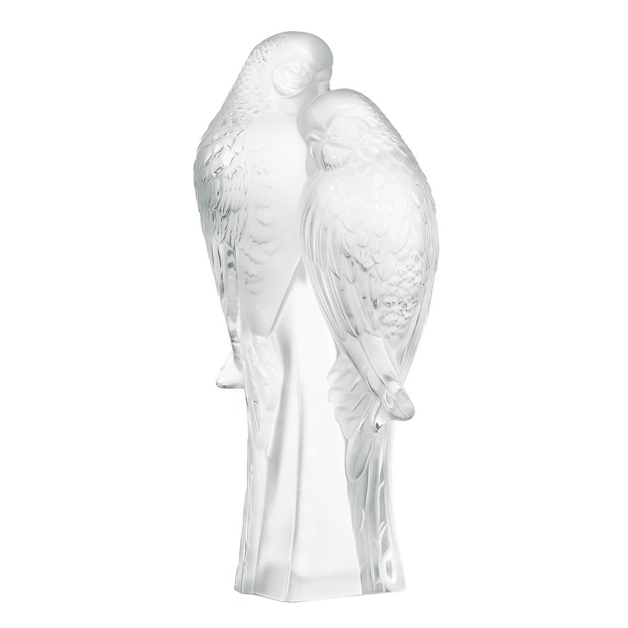 Хрустальная скульптура "2 Parakeets"