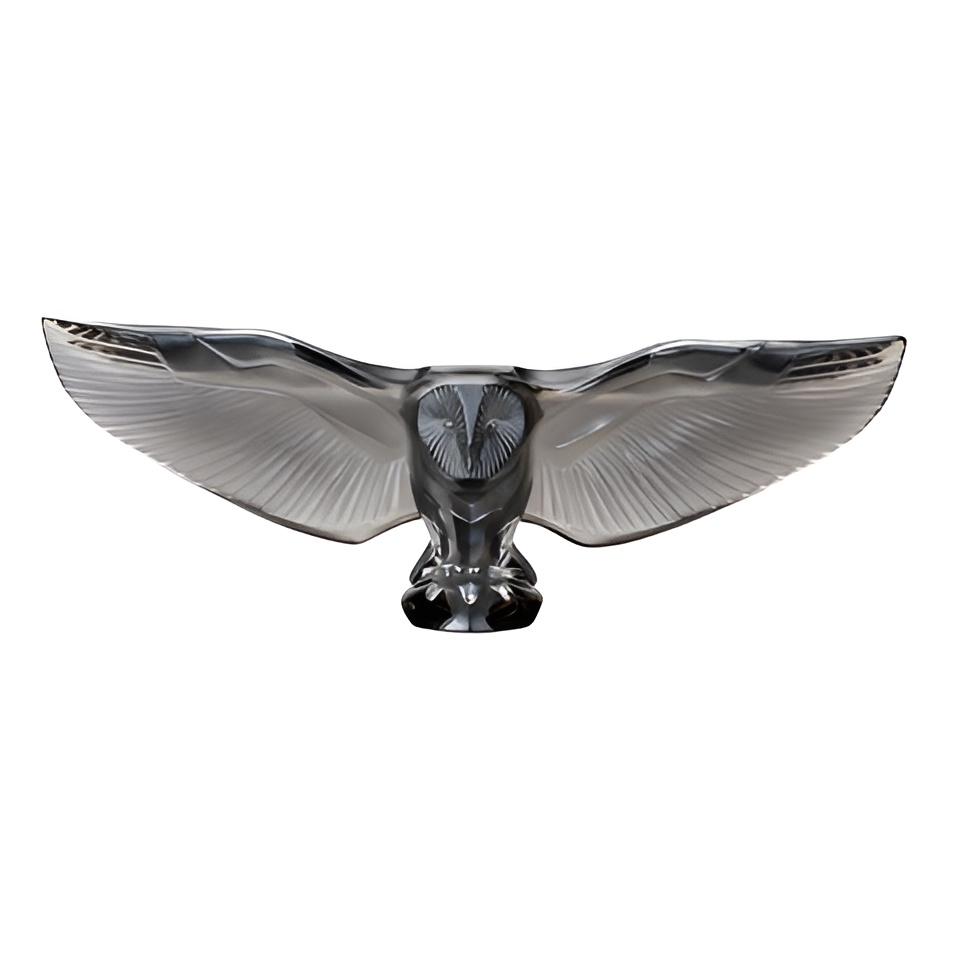 Хрустальная скульптура "Barn Owl" бронзовая
