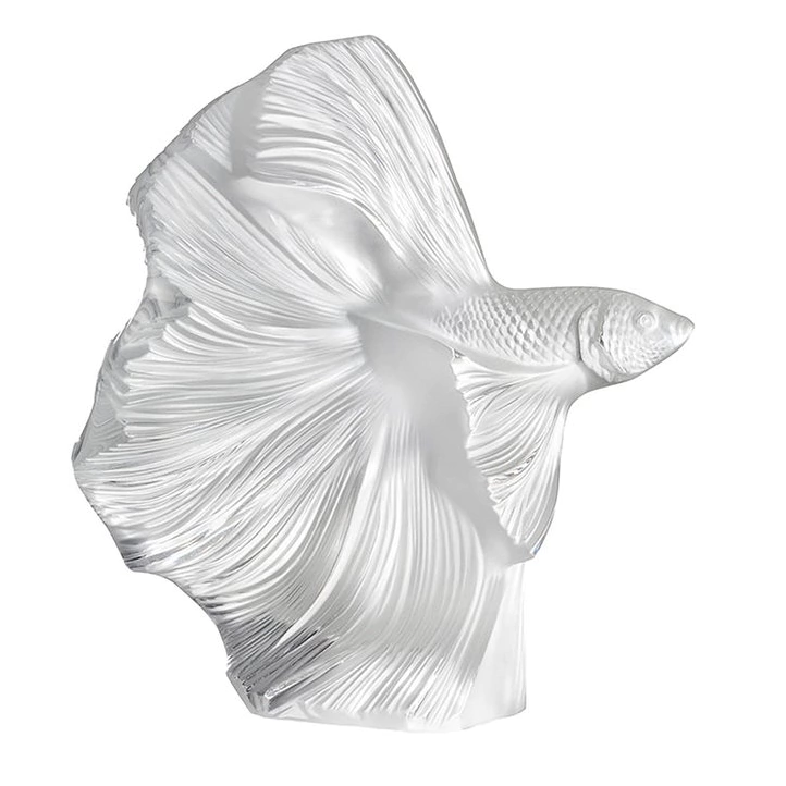 Хрустальная скульптура "Fighting Fish"
