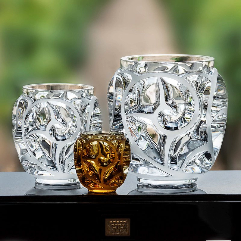 Хрустальная ваза "Tourbillons" 12.6 см
