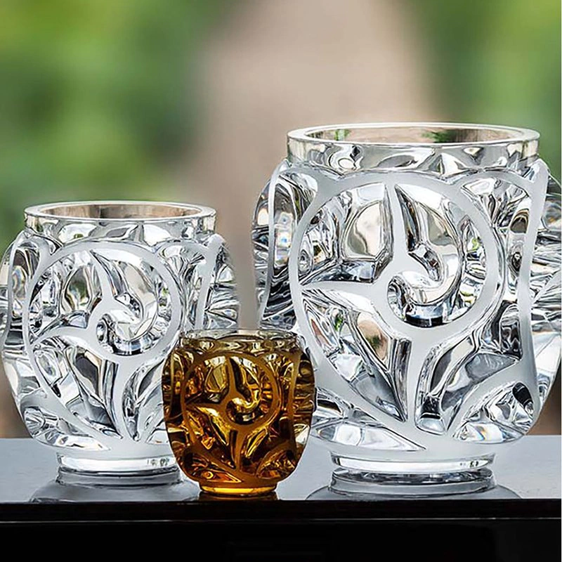 Хрустальная ваза "Tourbillons" 12.6 см