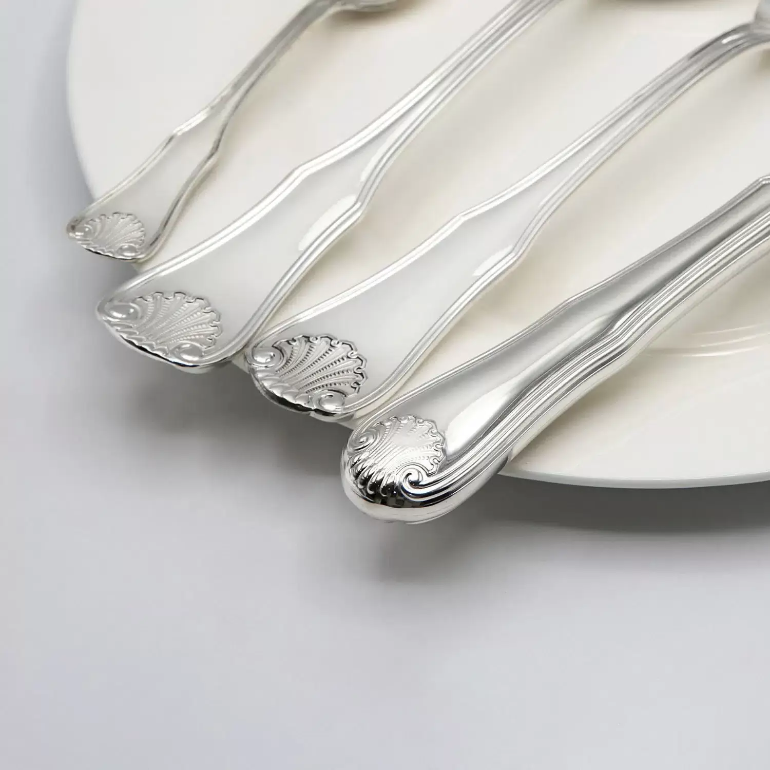 Silver dining set "Visit" 12 items, for 6 persons