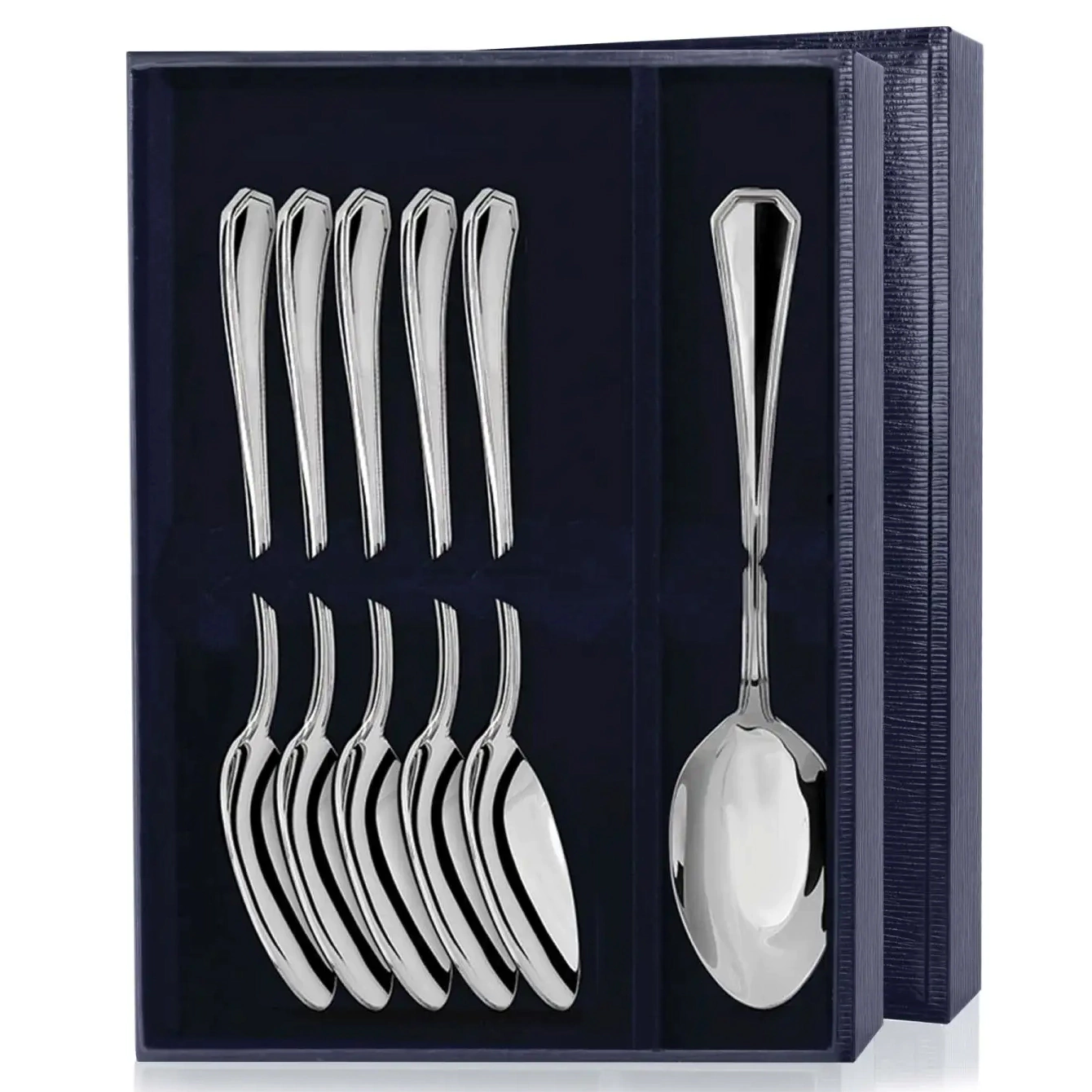 Silver set of Elegant tablespoons for 6 people