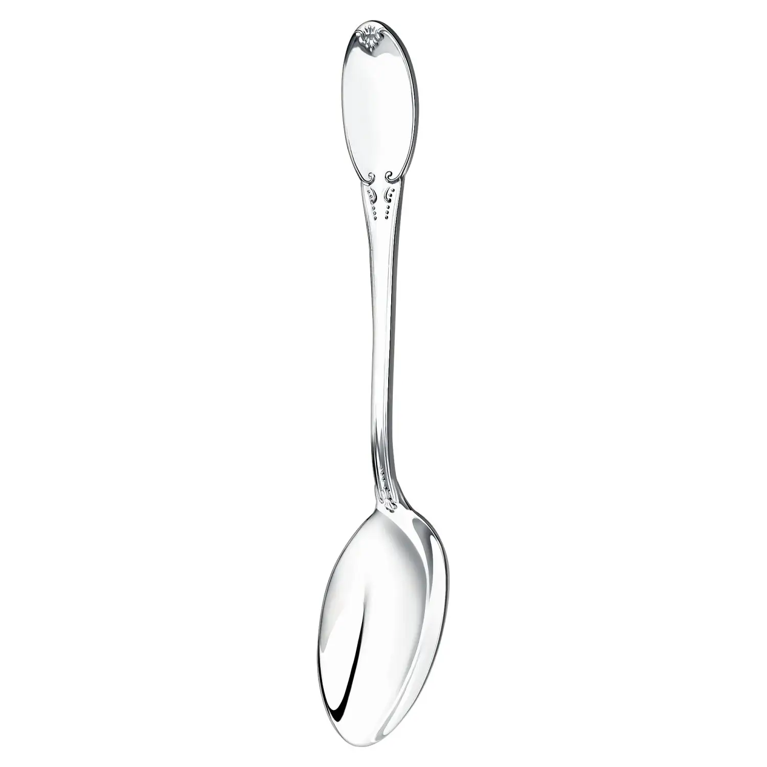 Silver set of tea spoons "Smooth" for 6 people