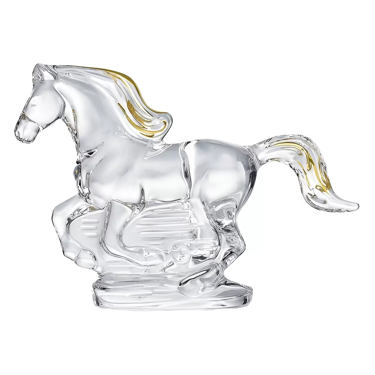 Хрустальная скульптура "Zodiaque Cheval" с позолотой