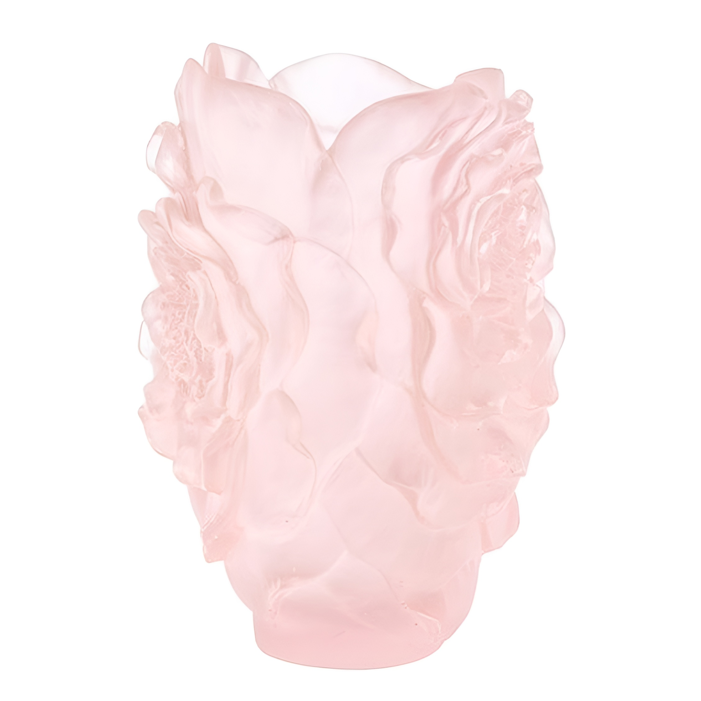 Хрустальная ваза "Camelia" 15.5 см, розовая