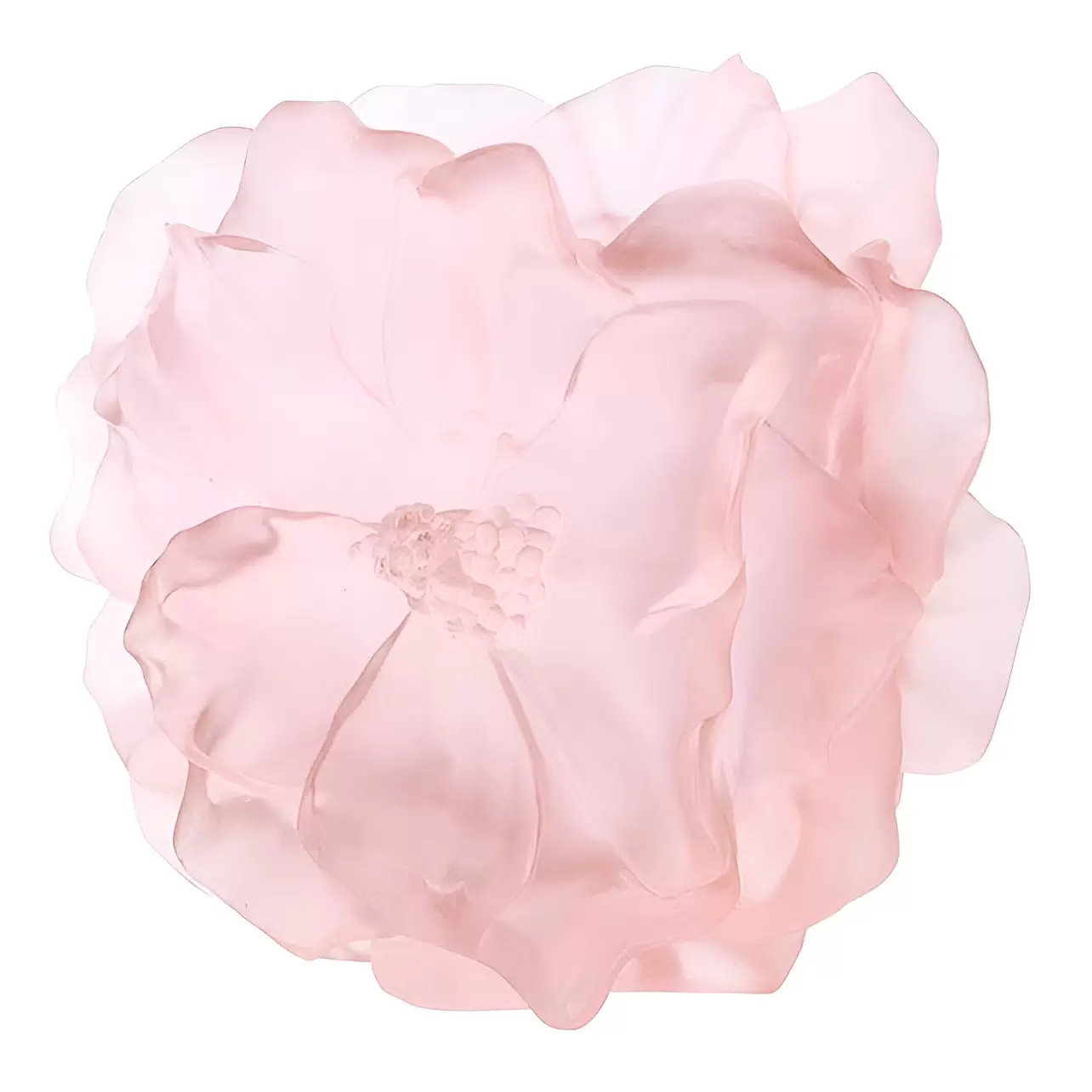 Хрустальная ваза "Camelia" 28 см, розовая