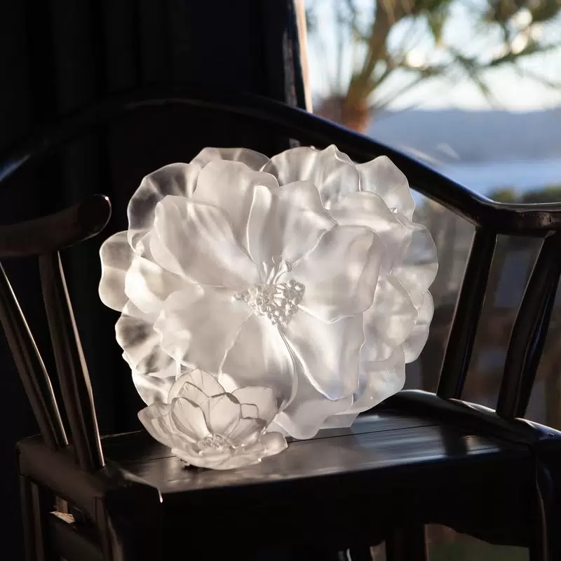 Хрустальная ваза для фруктов "Camelia"