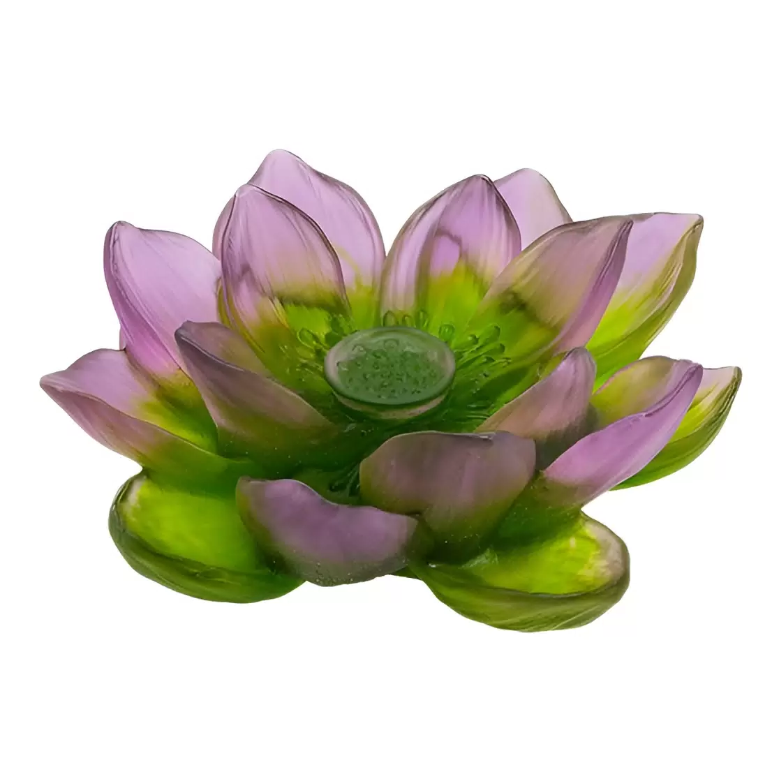 Хрустальная декоративный цветок "Jardin de Lotus" сиреневый