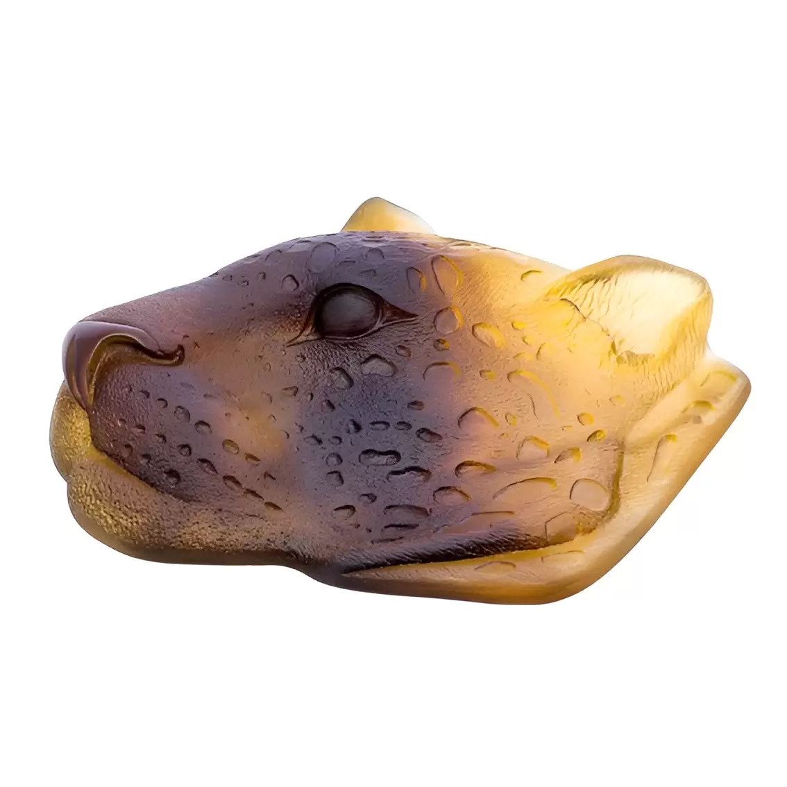 Мелочница из хрусталя "Leopard" коричневая