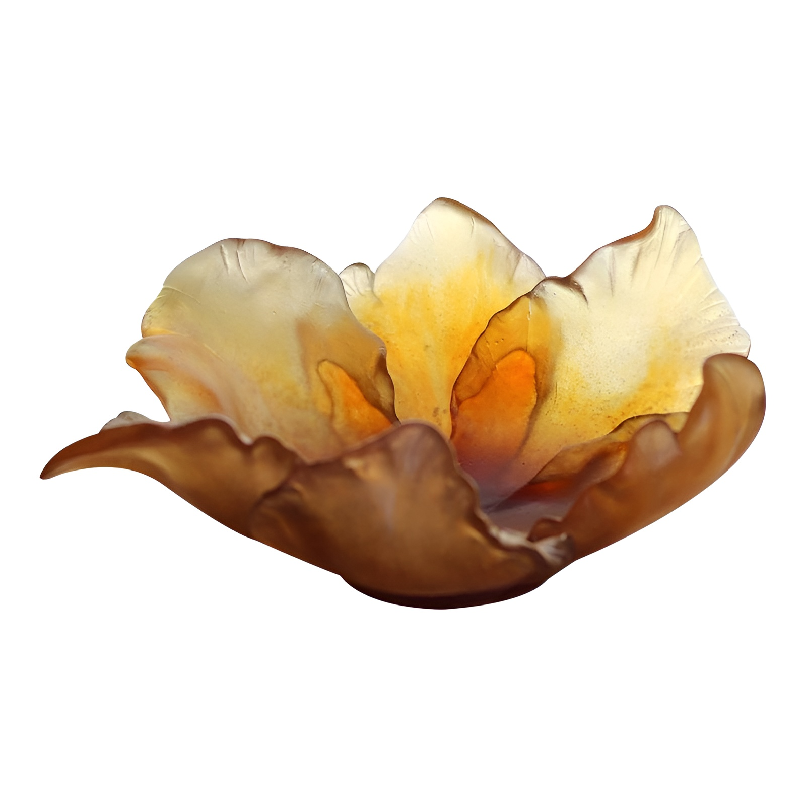 Мелочница из хрусталя "Tulip" коричневая