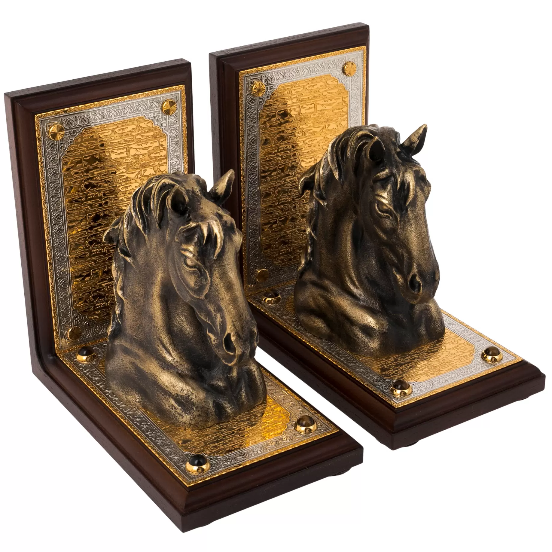 Coasters for books "Horses" Zlatoust