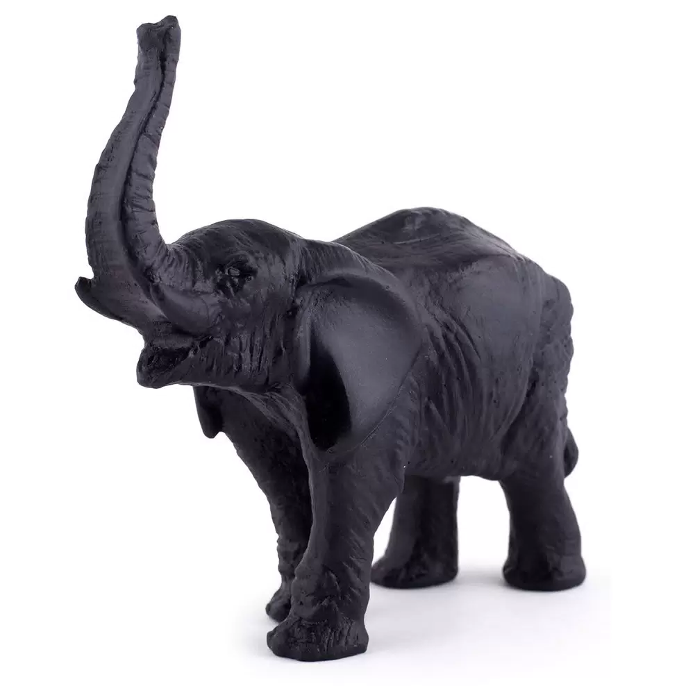 Хрустальная скульптура "Elephant" черная