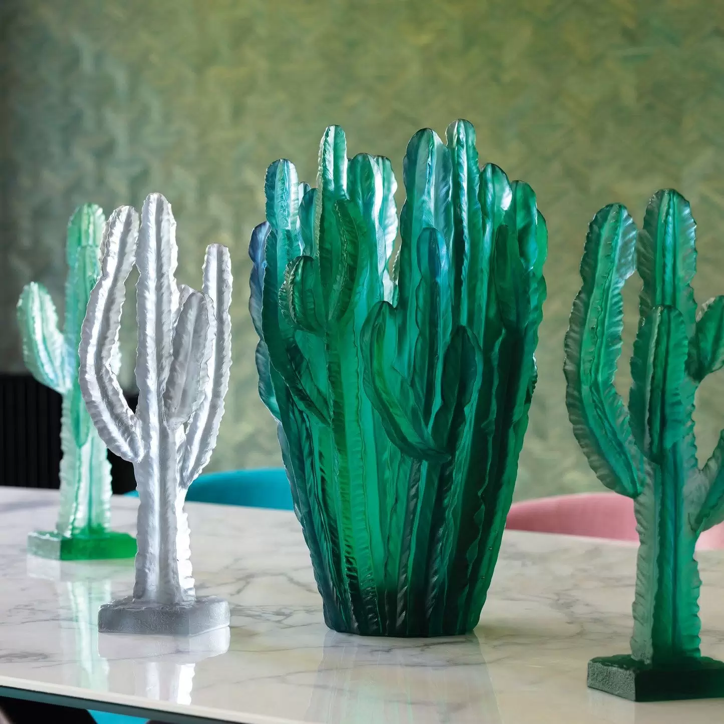 Хрустальная скульптура "Jardin De Cactus"