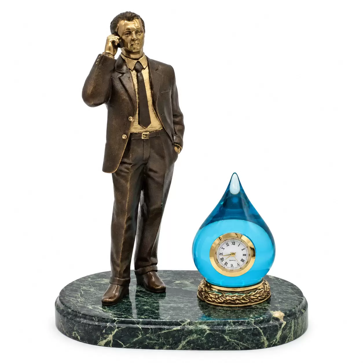 Bronze watch "Vodokanal employee"