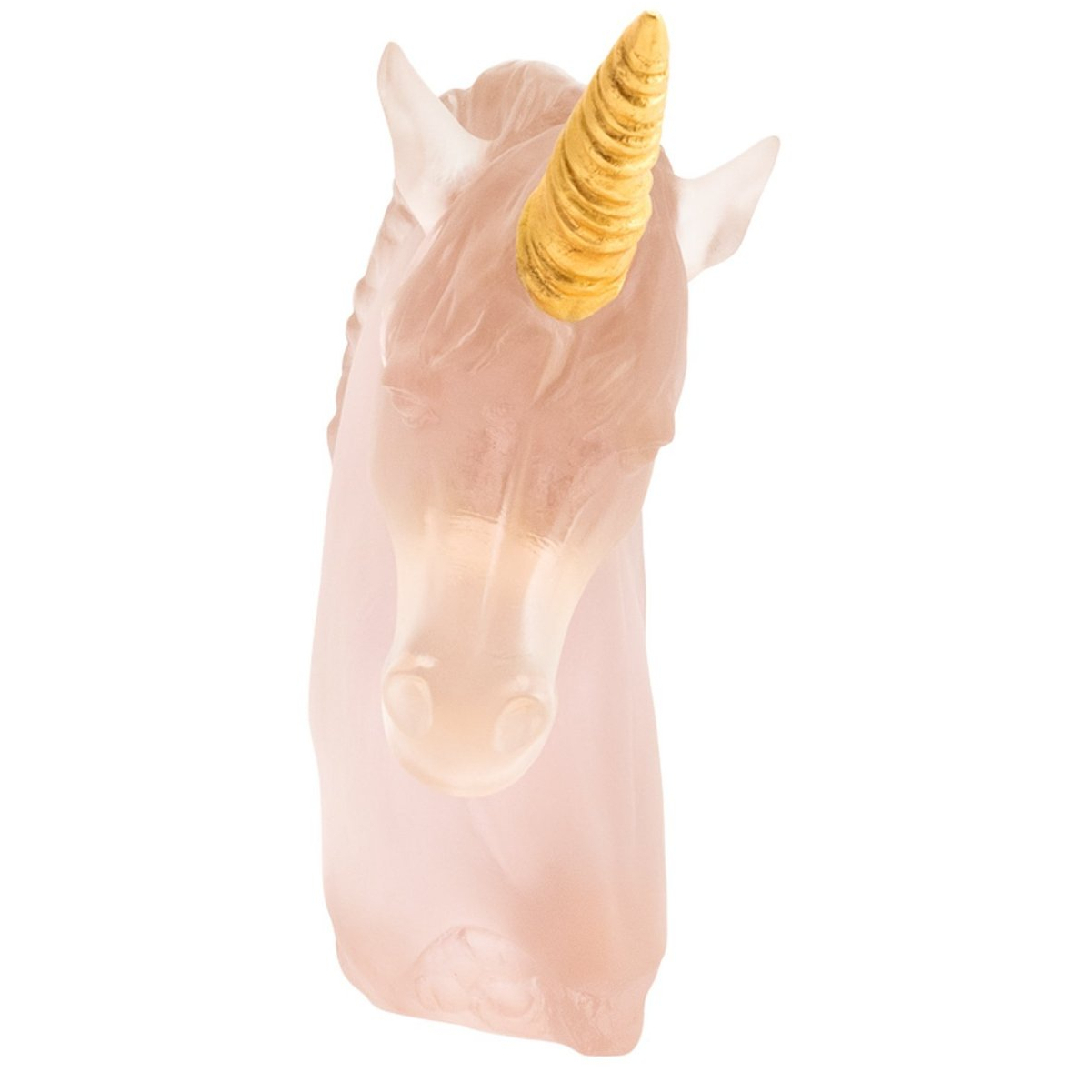 Хрустальная скульптура "Unicorn" розовая