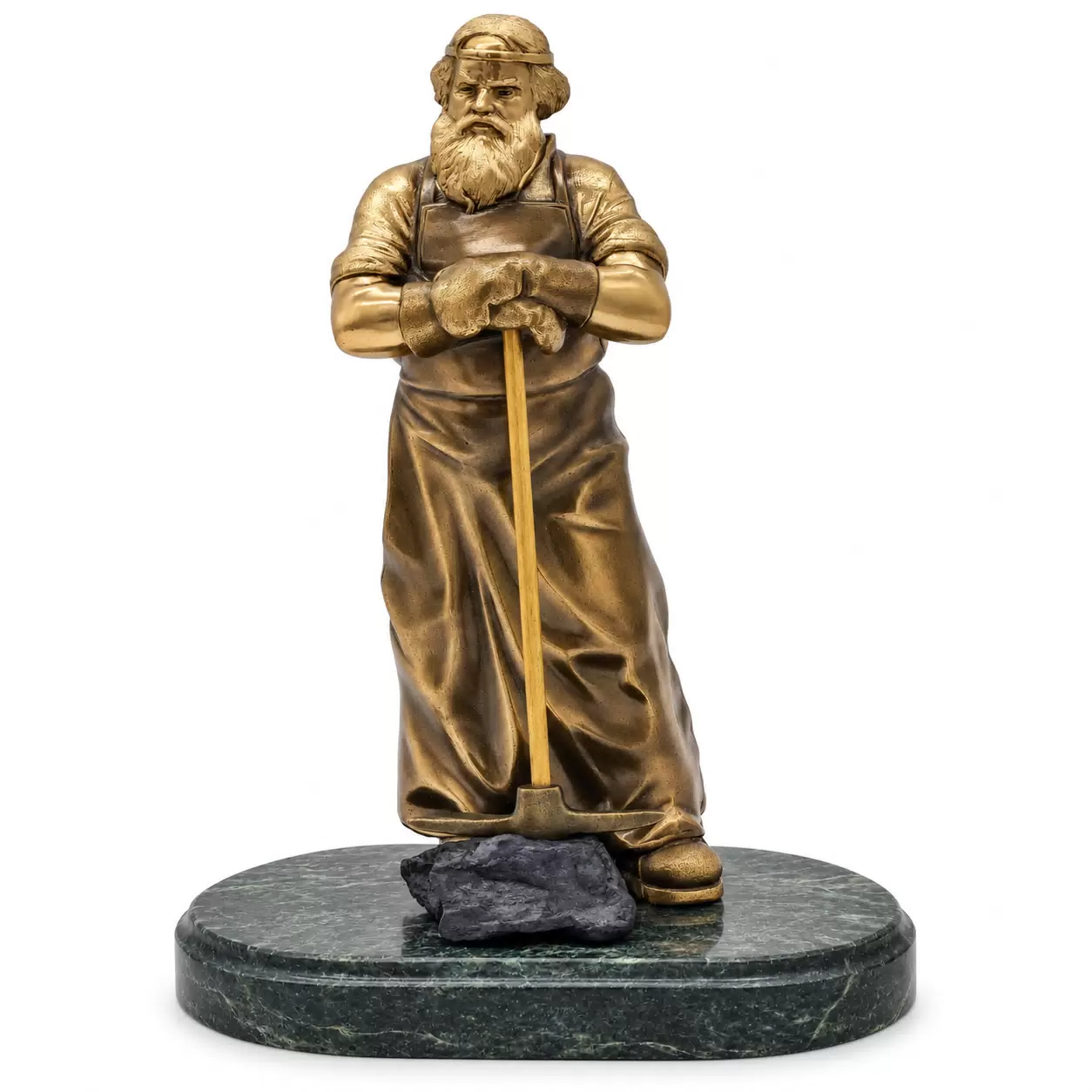 Bronze statuette "Miner"