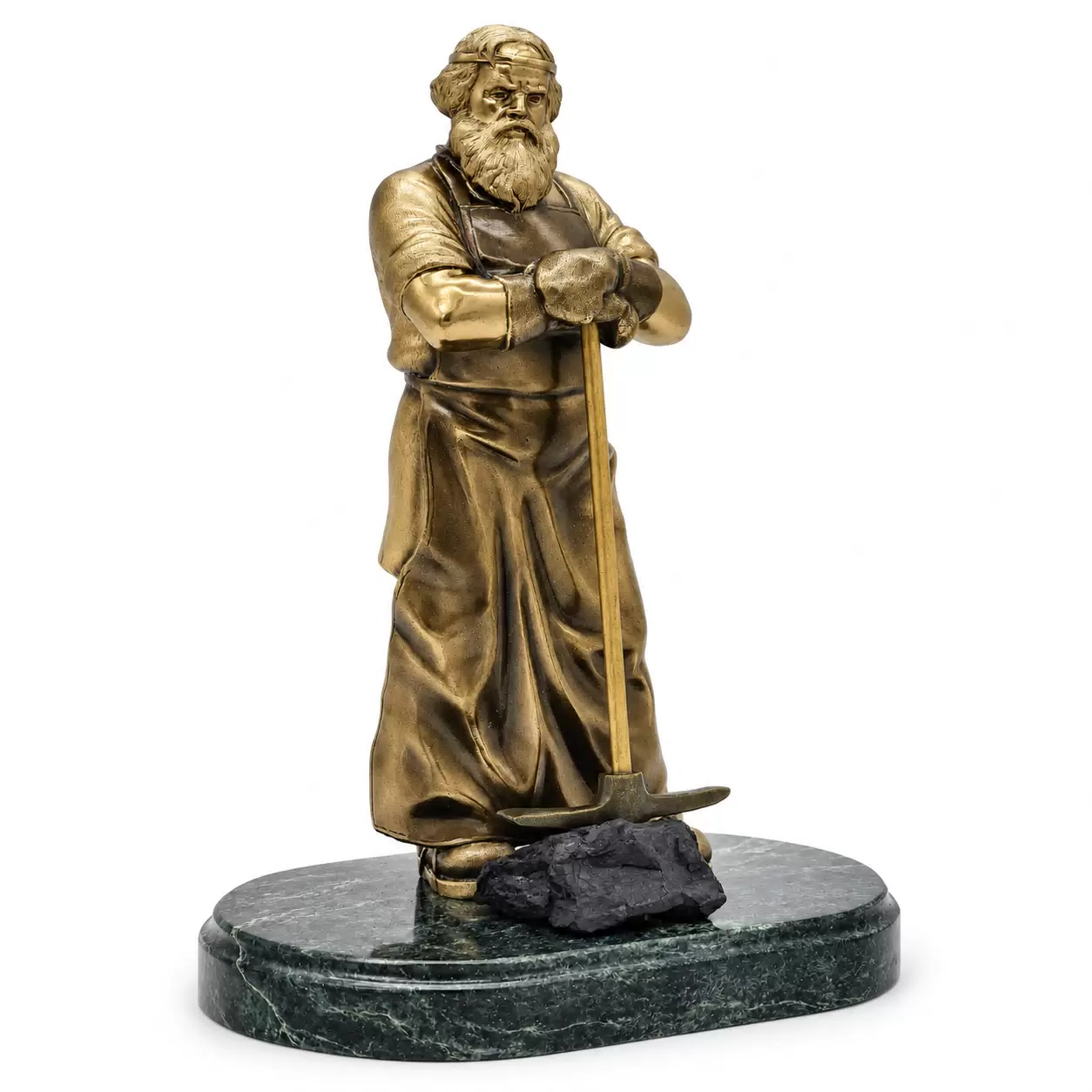 Bronze statuette "Miner"