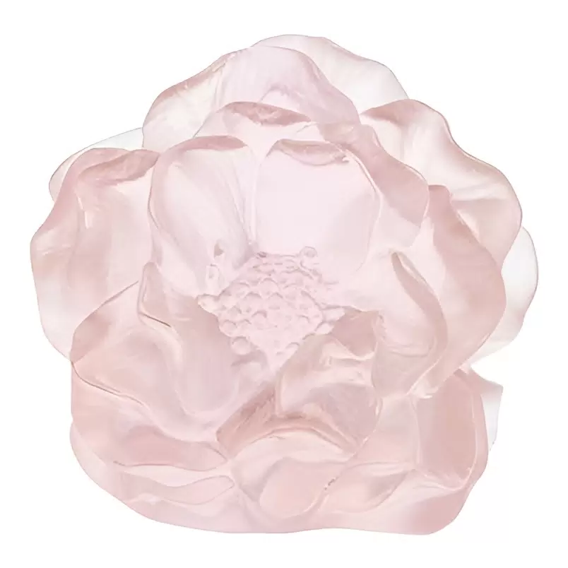 Хрустальный цветок "Camelia" розовый